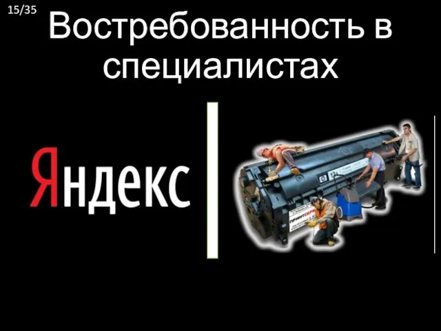 Востребованность в специалистах /35