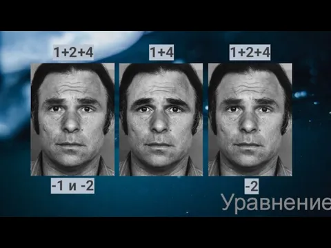 Уравнение 1+2+4 -1 и -2 1+4 1+2+4 -2