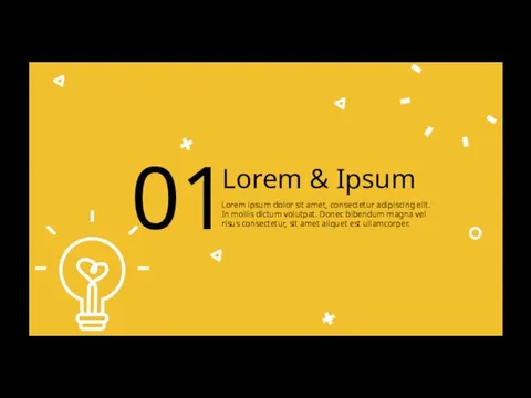 Lorem & Ipsum Lorem ipsum dolor sit amet, consectetur adipiscing elit. In