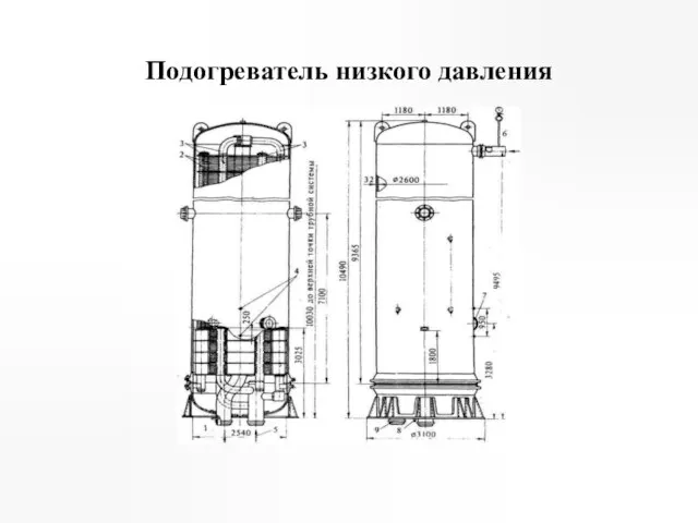 Подогреватель низкого давления