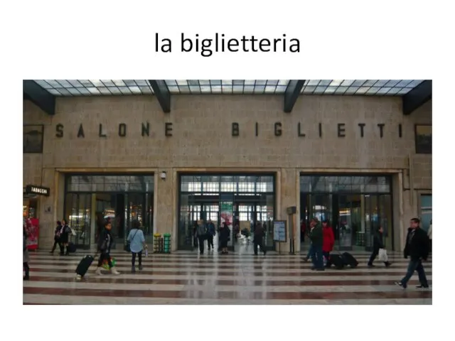 la biglietteria