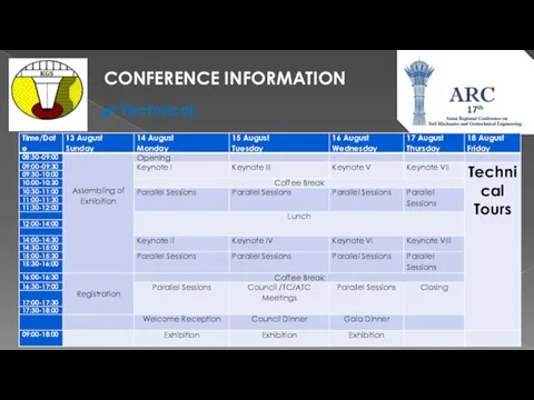 CONFERENCE INFORMATION Technical Program