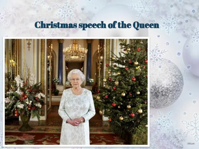 Christmas speech of the Queen