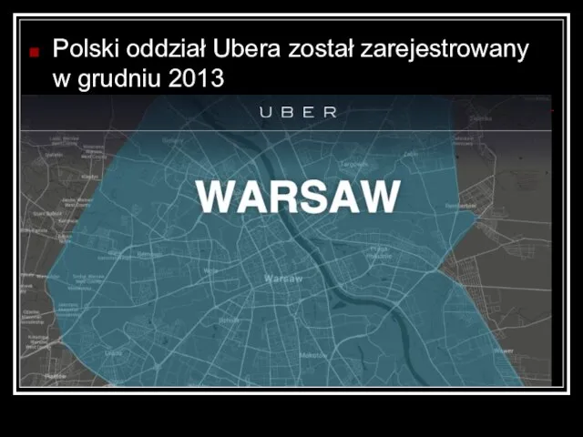 Polski oddział Ubera został zarejestrowany w grudniu 2013