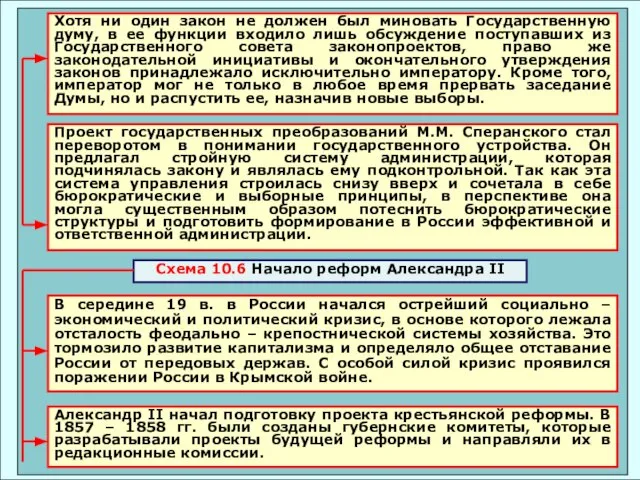 Хотя ни один закон не должен был миновать Государственную думу, в ее