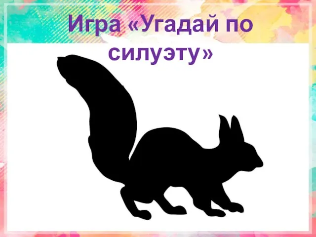 Игра «Угадай по силуэту»