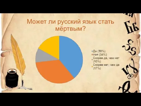 Может ли русский язык стать мёртвым?