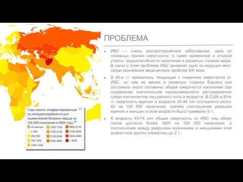 ПРОБЛЕМА ИБС — очень распространённое заболевание, одна из основных причин смертности, а