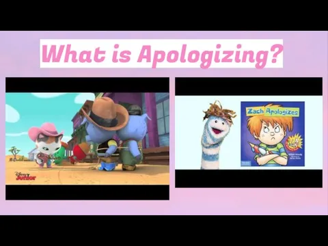 What is Apologizing?