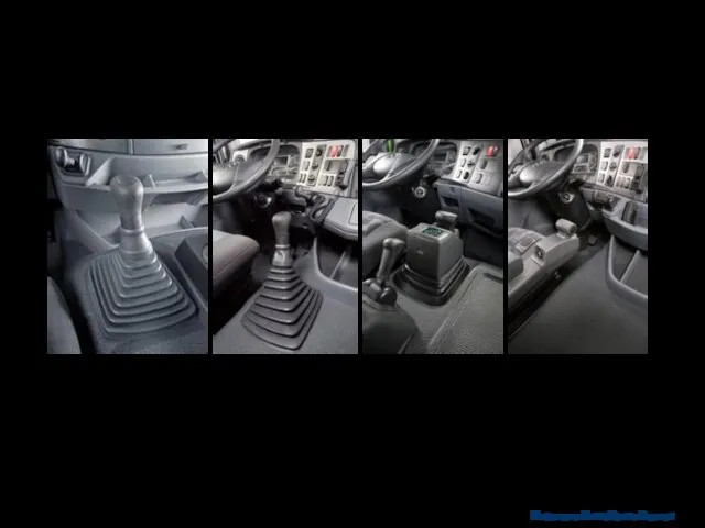 Основные модели грузовых автомобилей Mercedes-Benz Axor Варианты переключения передач Гидравлическое Механическое Telligent PowerShift
