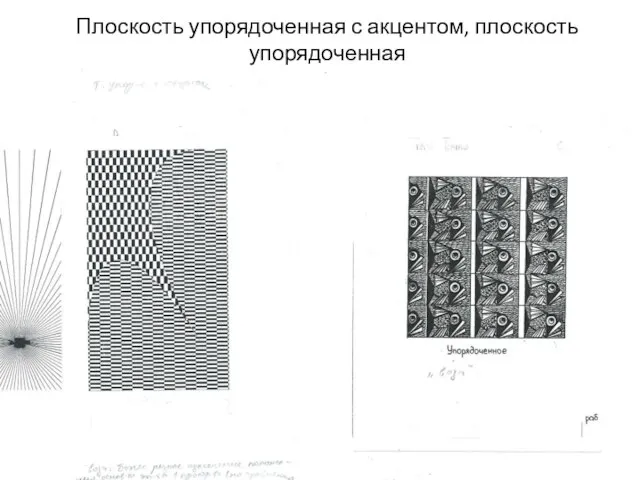 Плоскость упорядоченная с акцентом, плоскость упорядоченная