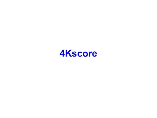 4Kscore