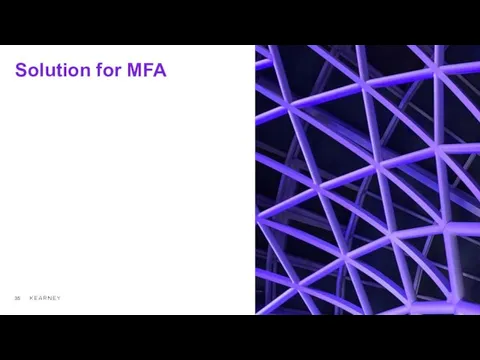 Solution for MFA