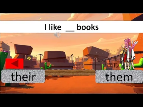 their them I like __ books