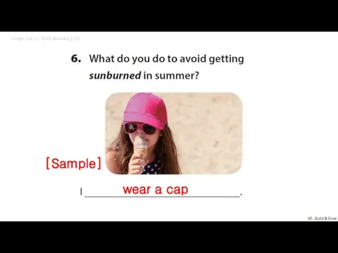 Insight Link L1 (CH3 Seasons_L10) wear a cap [Sample]