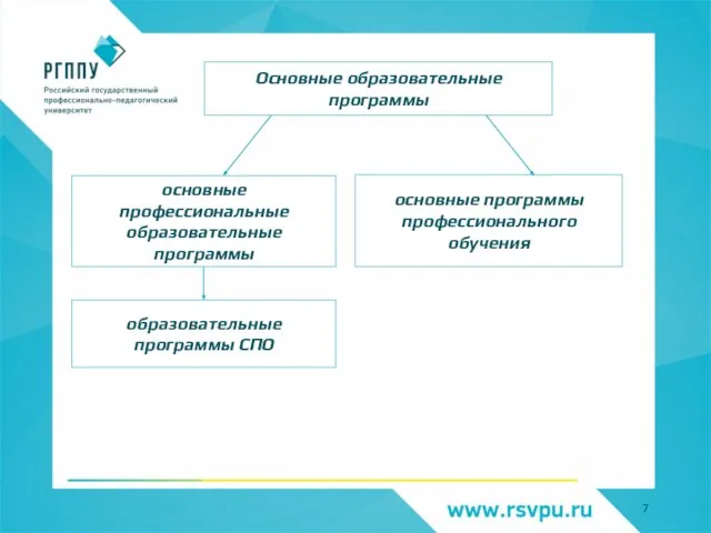 Основные образовательные программы основные профессиональные образовательные программы образовательные программы СПО основные программы профессионального обучения