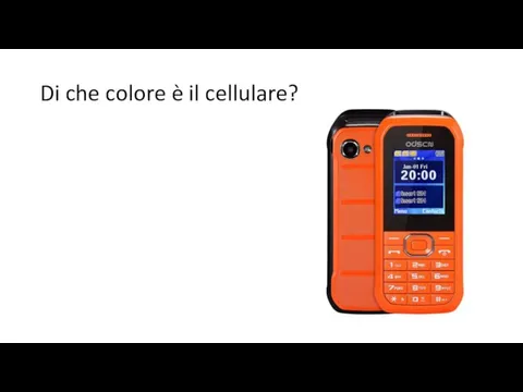 Di che colore è il cellulare?
