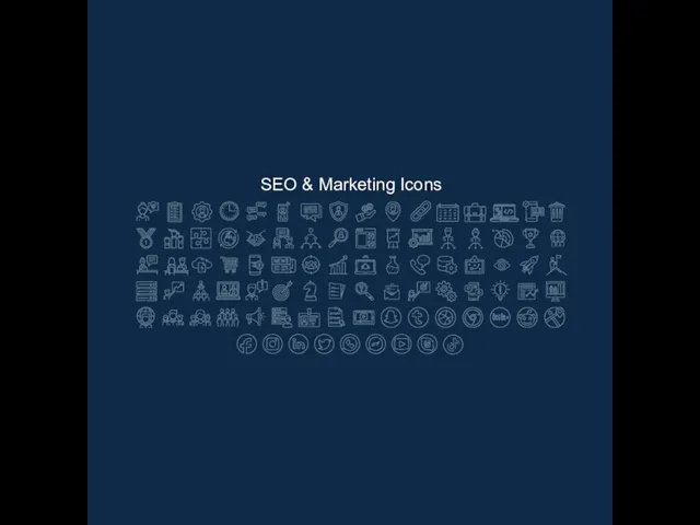 SEO & Marketing Icons