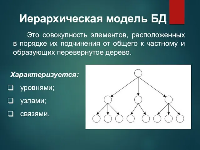 Это совокупность элементов, расположенных в порядке их подчинения от общего к частному