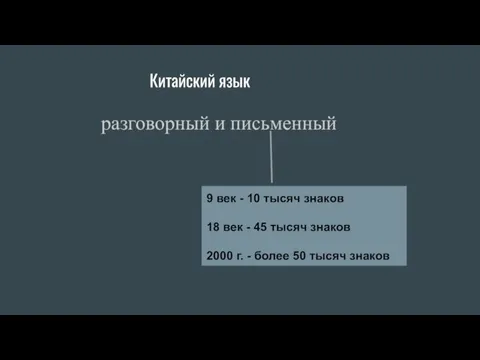 Китайский язык разговорный и письменный