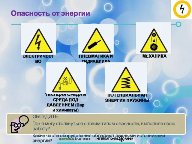 Опасность от энергии