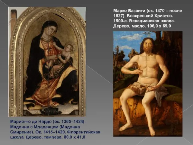 Марко Базаити (ок. 1470 – после 1527). Воскресший Христос. 1500-е. Венецианская школа.