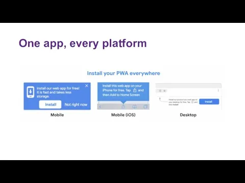 One app, every platform