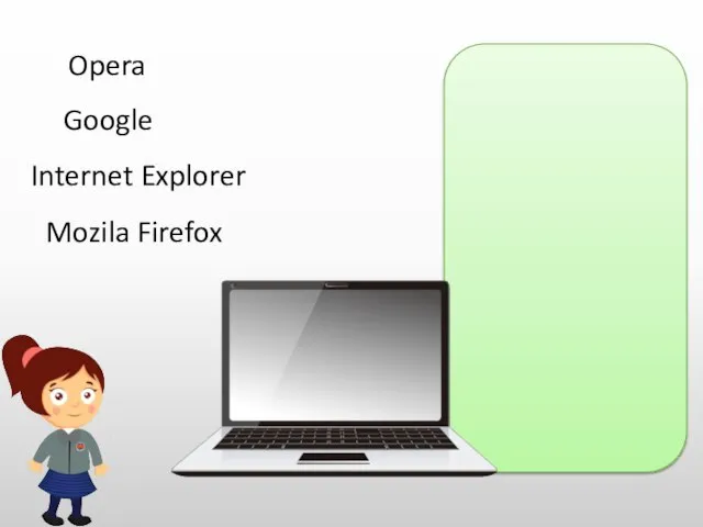 Mozila Firefox Internet Explorer Opera Google