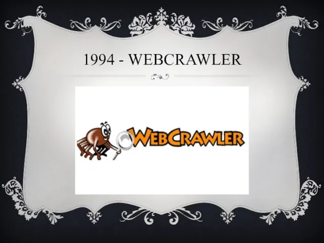 1994 - WEBCRAWLER