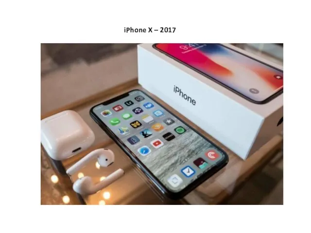 iPhone X – 2017