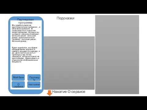 Мы зарабатываем на криптовалютном трейдинге , и облачном майнинге В зависимости от