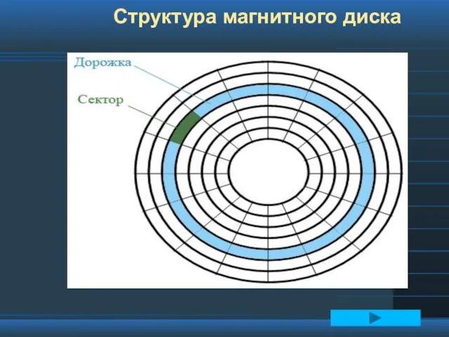 Структура магнитного диска