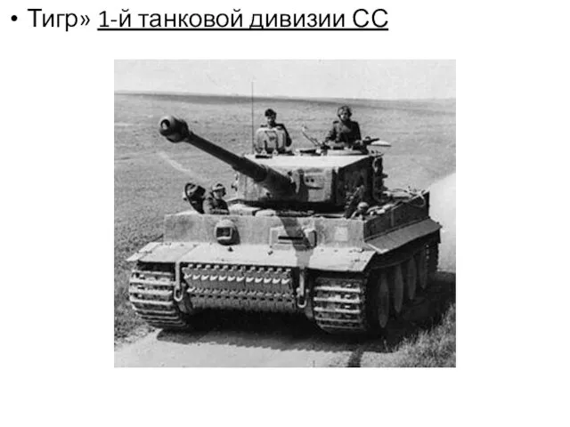 Тигр» 1-й танковой дивизии СС