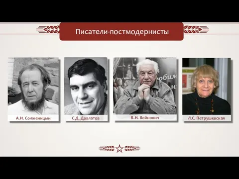 Писатели-постмодернисты