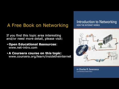 A Free Book on Networking If you find this topic area interesting