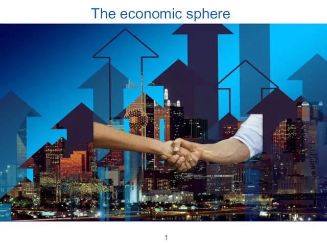 The economic sphere 1