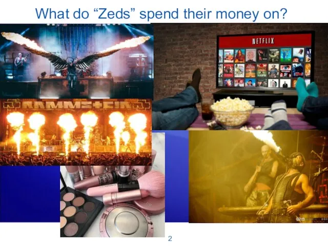 What do “Zeds” spend their money on? 2