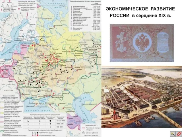 ЭКОНОМИЧЕСКОЕ РАЗВИТИЕ РОССИИ в середине XIX в.