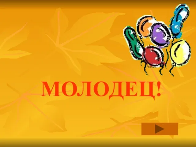 МОЛОДЕЦ!