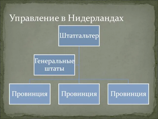 Управление в Нидерландах