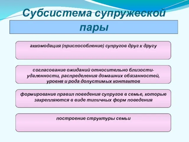 Субсистема супружеской пары