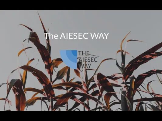 The AIESEC WAY