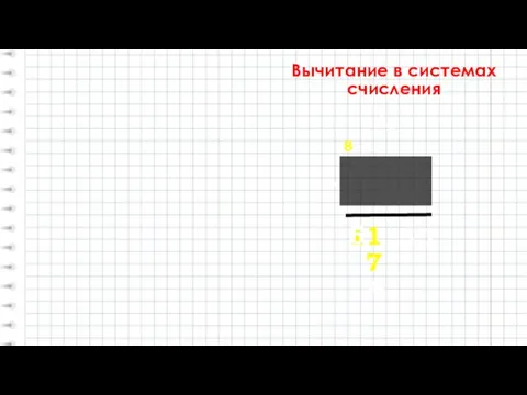 5354 Вычитание в системах счисления A8 6354 703 - 1 5 8