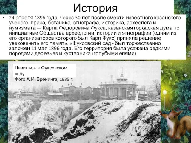 История 24 апреля 1896 года, через 50 лет после смерти известного казанского