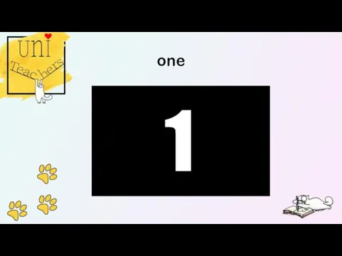 one