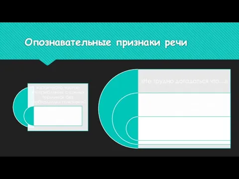 Опознавательные признаки речи