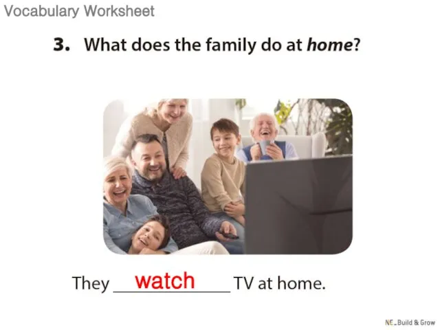 watch Vocabulary Worksheet