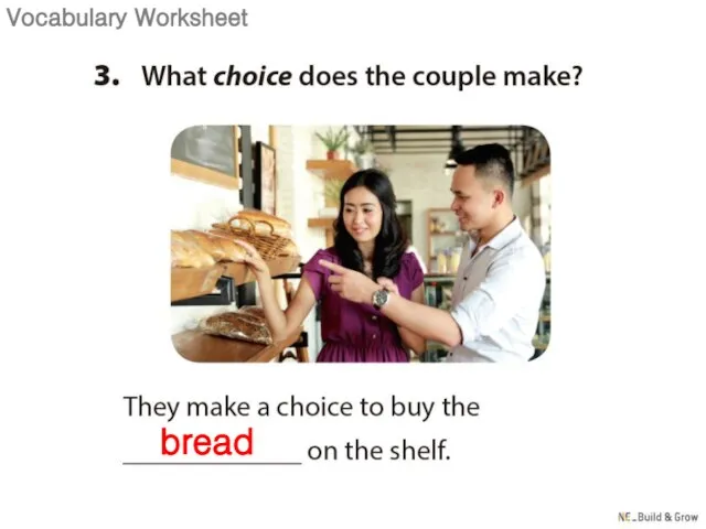 bread Vocabulary Worksheet