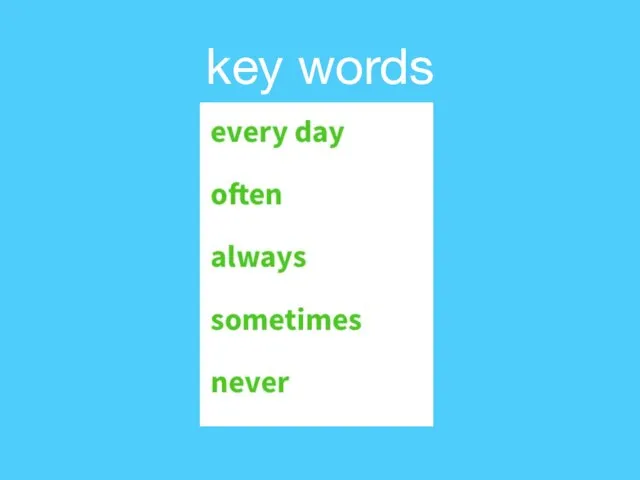 key words
