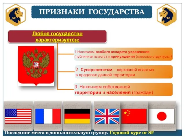 Последние места в дополнительную группу. Годовой курс от SF